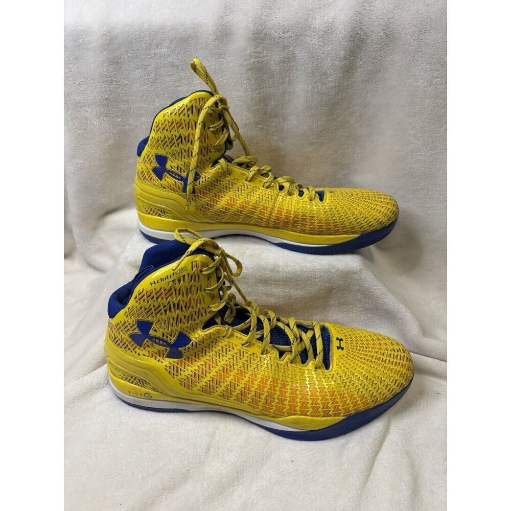 UNDER ARMOUR Micro G Clutchfit Drive Stephen Curry Size 17 Yellow 1246931-79